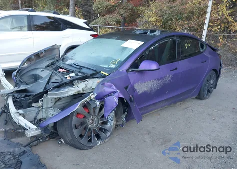 2021 Tesla Model 3 Performance Dual Motor All-Wheel Drive from USA, damaged, VIN 5YJ3E1EC0MF050802